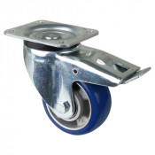 Roulette Pivotante à frein Charge Lourde Polyuréthane moulé Besothane - Ø125mm - 450kg