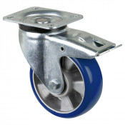 Roulette Pivotante à frein Charge Lourde Polyuréthane moulé Besothane - Ø160mm - 600kg