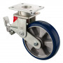 Roulette Pivotante à frein Charge Lourde Polyuréthane moulé Besothane - Ø200mm - 600kg