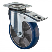 Roulette Pivotante à frein Charge Lourde Polyuréthane moulé Besothane - Ø200mm - 800kg