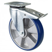 Roulette Pivotante à frein Charge Lourde Polyuréthane moulé Besothane - Ø250mm - 1000kg