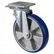 Roulette Pivotante à frein Charge Lourde Polyuréthane moulé Besothane - Ø250mm - 600kg