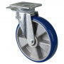 Roulette Pivotante à frein Charge Lourde Polyuréthane moulé Besothane - Ø250mm - 600kg