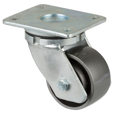Roulette Pivotante Charge Lourde Fonte - Ø100mm - 450kg