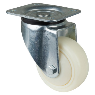 Roulette Pivotante Charge Lourde Plastique - Ø125mm - 450kg