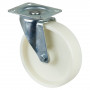Roulette Pivotante Charge Lourde Plastique - Ø200mm - 400kg