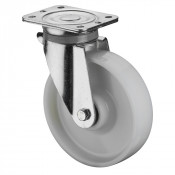 Roulette Pivotante Charge Lourde Plastique - Ø80mm - 150kg