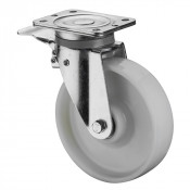 Roulette Pivotante Charge Lourde Plastique - Ø80mm - 150kg