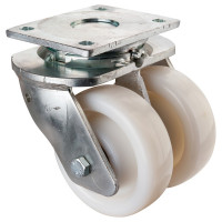Roulette Pivotante Charge Lourde Polyamide - Ø125mm - 1400kg Roulette Pivotante Charge Lourde Polyamide - Ø125mm - 1400kg