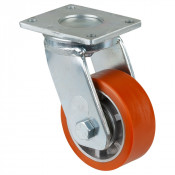 Roulette Pivotante Charge Lourde Polyuréthane - Ø100mm - 200kg