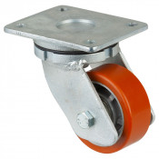 Roulette Pivotante Charge Lourde Polyuréthane - Ø100mm - 200kg