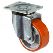 Roulette Pivotante Charge Lourde Polyuréthane - Ø100mm - 280kg