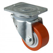 Roulette Pivotante Charge Lourde Polyuréthane - Ø100mm - 400kg