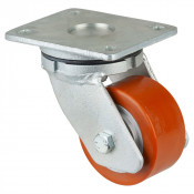 Roulette Pivotante Charge Lourde Polyuréthane - Ø100mm - 400kg