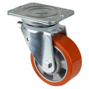Roulette Pivotante Charge Lourde Polyuréthane - Ø125mm - 450kg