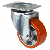 Roulette Pivotante Charge Lourde Polyuréthane - Ø125mm - 450kg