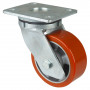 Roulette Pivotante Charge Lourde Polyuréthane - Ø125mm - 450kg