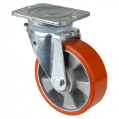 Roulette Pivotante Charge Lourde Polyuréthane - Ø160mm - 600kg