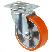 Roulette Pivotante Charge Lourde Polyuréthane - Ø160mm - 600kg