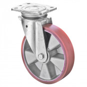 Roulette Pivotante Charge Lourde Polyuréthane - Ø200mm - 600kg