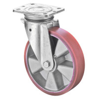 Roulette Pivotante Charge Lourde Polyuréthane - Ø200mm - 600kg