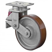 Roulette Pivotante Charge Lourde Polyuréthane - Ø200mm - 600kg