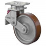 Roulette Pivotante Charge Lourde Polyuréthane - Ø200mm - 600kg