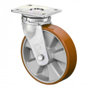 Roulette Pivotante Charge Lourde Polyuréthane - Ø200mm - 800kg