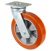 Roulette Pivotante Charge Lourde Polyuréthane - Ø250mm - 1000kg