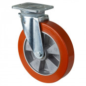 Roulette Pivotante Charge Lourde Polyuréthane - Ø250mm - 600kg