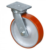 Roulette Pivotante Charge Lourde Polyuréthane - Ø300mm - 2000kg