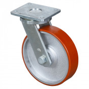 Roulette Pivotante Charge Lourde Polyuréthane - Ø300mm - 2000kg