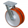 Roulette Pivotante Charge Lourde Polyuréthane - Ø300mm - 2000kg
