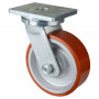 Roulette Pivotante Charge Lourde Polyuréthane - Ø300mm - 2800kg