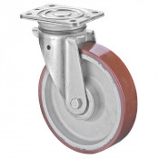 Roulette Pivotante Charge Lourde Polyuréthane - Ø82mm - 650kg