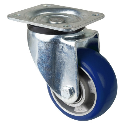 Roulette Pivotante Charge Lourde Polyuréthane moulé Besothane - Ø125mm - 450kg