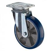 Roulette Pivotante Charge Lourde Polyuréthane moulé Besothane - Ø200mm - 600kg