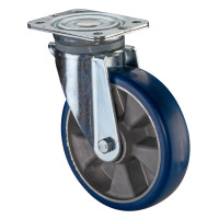 Roulette Pivotante Charge Lourde Polyuréthane moulé Besothane - Ø200mm - 600kg