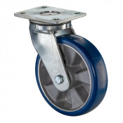 Roulette Pivotante Charge Lourde Polyuréthane moulé Besothane - Ø200mm - 800kg