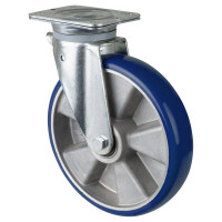 Roulette Pivotante Charge Lourde Polyuréthane moulé Besothane - Ø250mm - 600kg