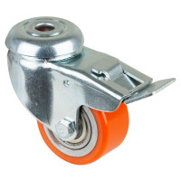 Roulette Compacte à Frein Polyuréthane - Ø50mm - 150kg