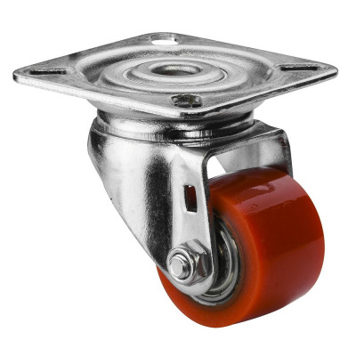 Roulette Compacte Pivotante Polyuréthane - Ø35mm - 100kg