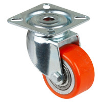Roulette Compacte Pivotante Polyuréthane - Ø50mm - 150kg Roulette Compacte Pivotante Polyuréthane - Ø50mm - 150kg