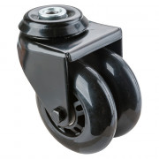 Roulette Appareil Pivotante Polyuréthane Ø75mm 70kg Oeil