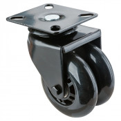 Roulette Appareil Pivotante Polyuréthane Ø75mm 70kg Platine