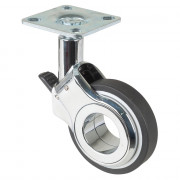 Roulette Design Ø60mm Sols Industriels Platine