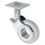 Roulette Design Ø60mm Sols Industriels Platine