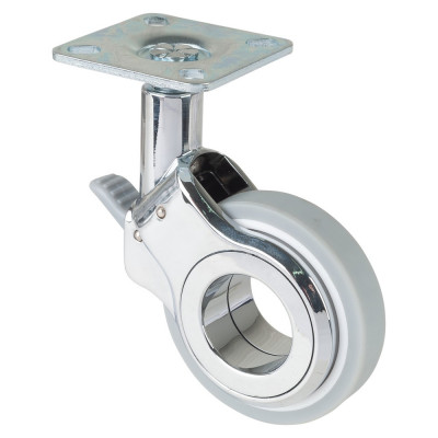 Roulette Design Ø60mm Sols Industriels Platine
