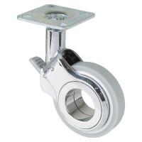 Roulette Design Ø60mm Sols Industriels Platine Roulette Design Ø60mm Sols Industriels Platine