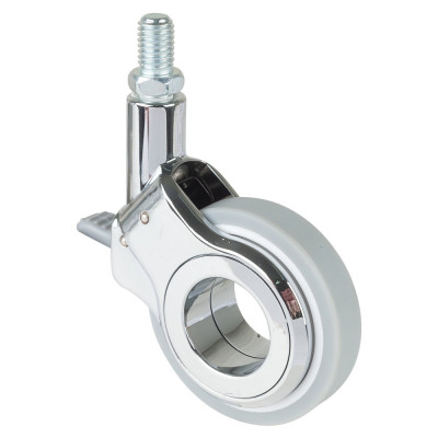Roulette Design Ø60mm Sols Industriels Tige